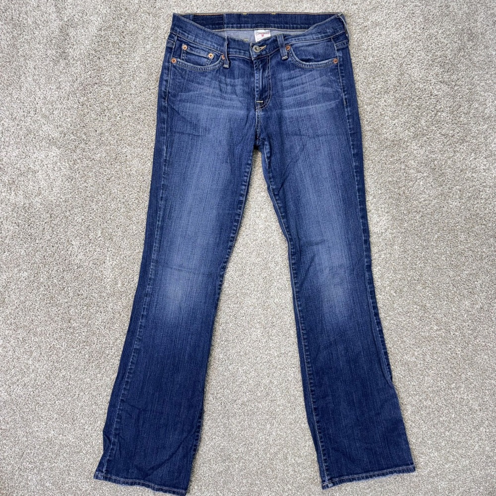 Lucky Brand Jeans Womens 4/27 Sweet N Low Loop Blue Bootcut Denim EUC